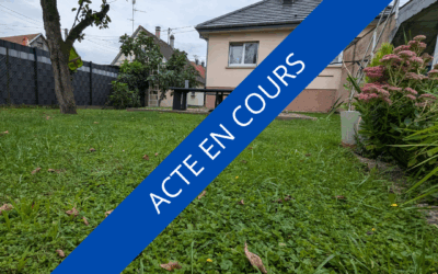 FEGERSHEIM – Maison 6 pièces – terrain 460m²
