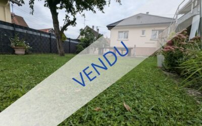 FEGERSHEIM – Maison 6 pièces – terrain 460m²