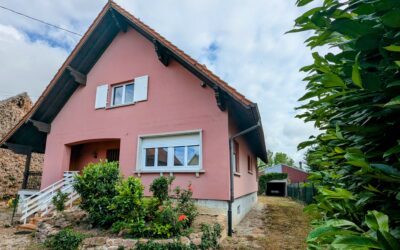 Proche Obernai – Maison 5p – Grand Terrain