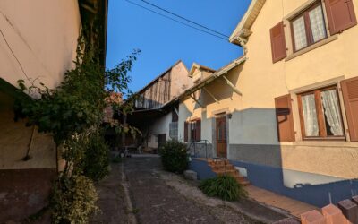 GERSTHEIM – Maison 6p. – Jardin – Dépendance – Exclusivité